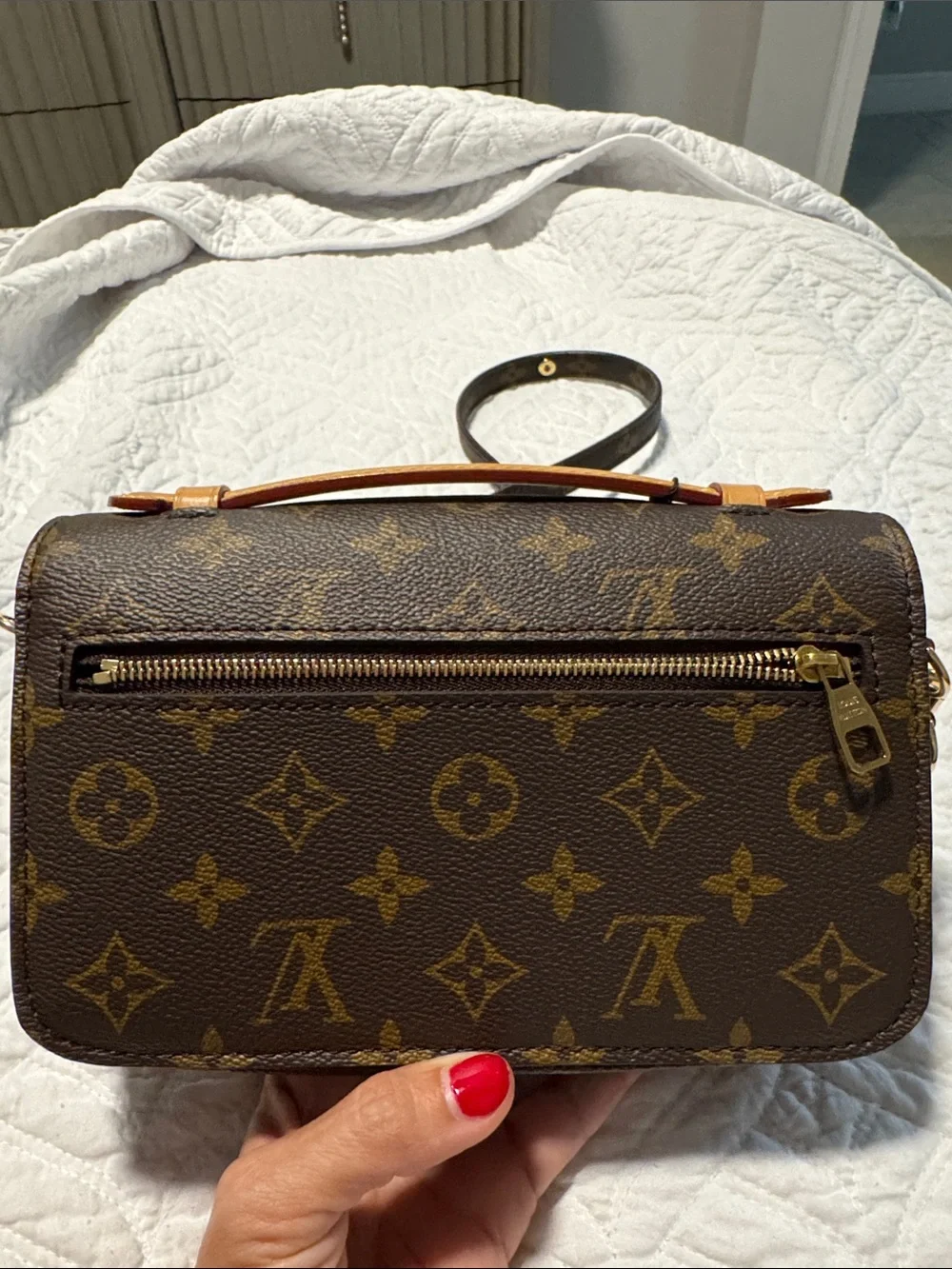 Louis Vuitton Monogram Pochette Métis East West